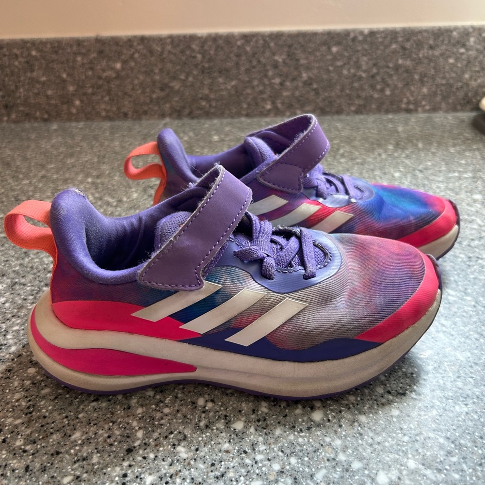 Adidas Purple and Pink Sneakers